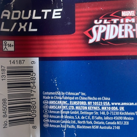 Ultimate Spider-Man Adult Hoodie! New! - Picture 5 of 7